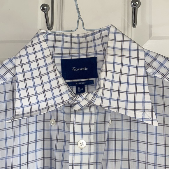 Faconnable Classique Check Button Down Shirt - Picture 4 of 13